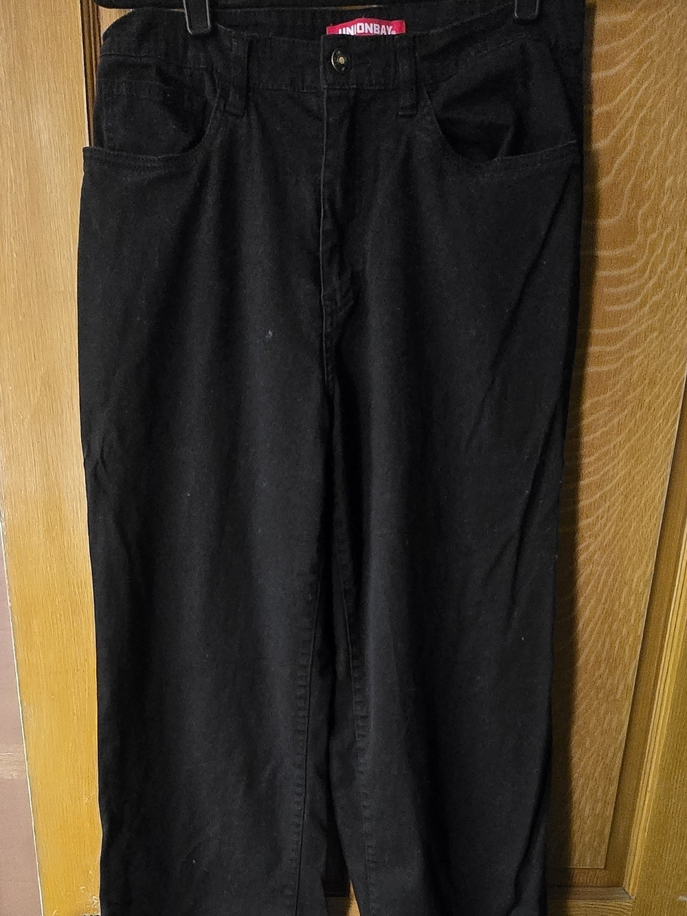 Unionbay Men's Black Straight-Leg Jeans